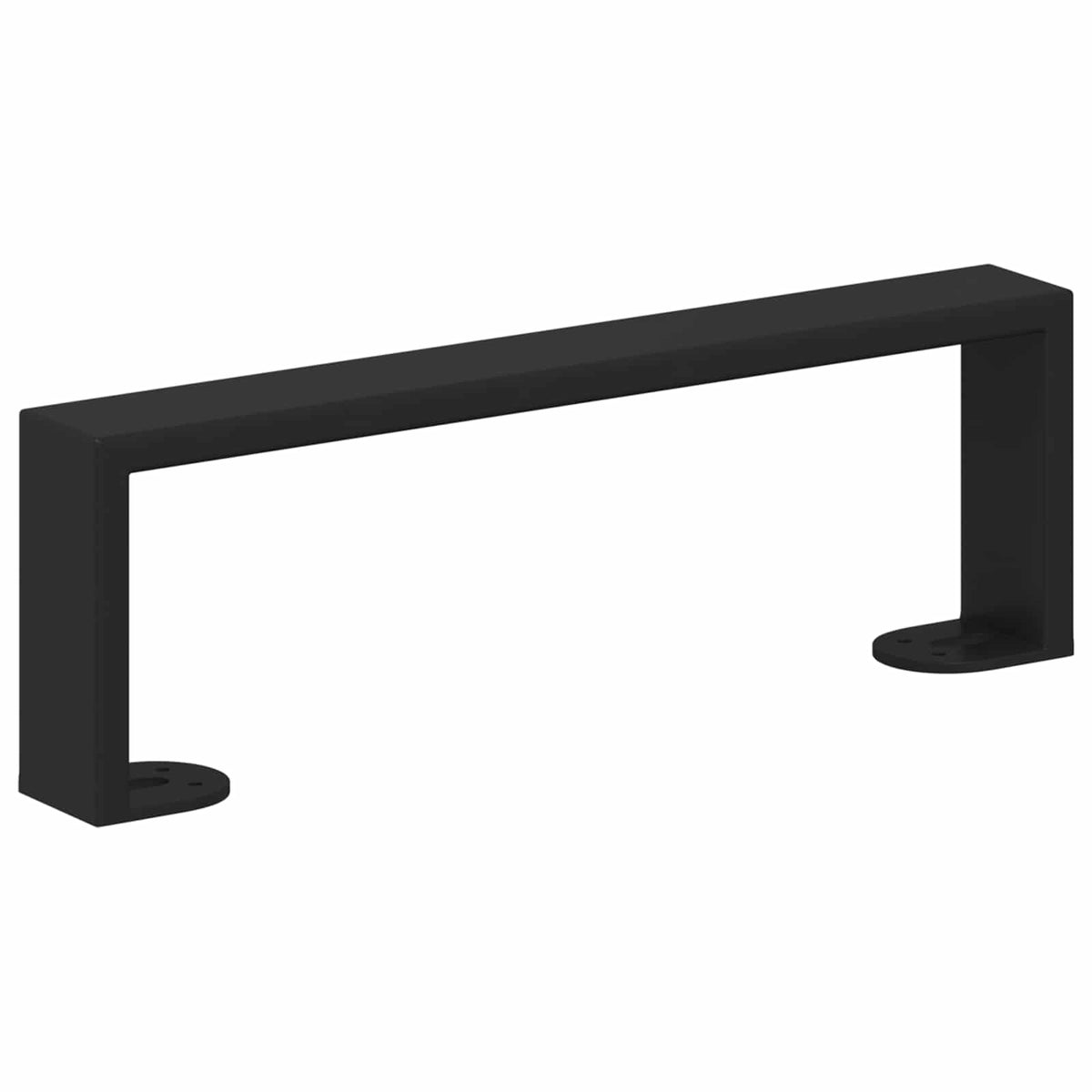 Vidaxl meubelpoten 12 st zwart 311 x 40,5 x 100 mm ijzer