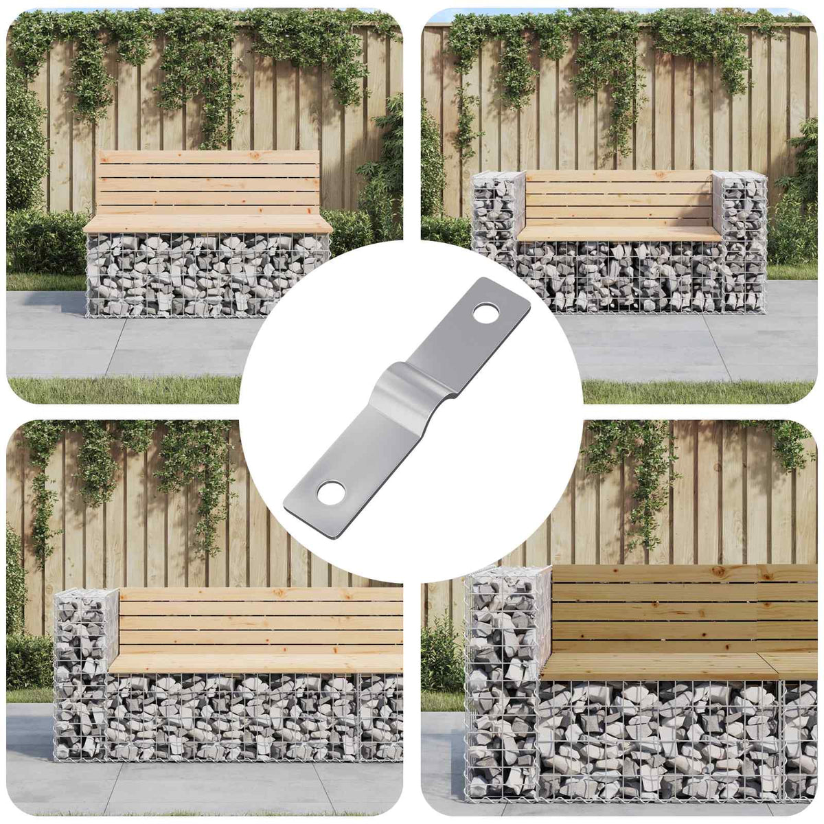 Vidaxl strijkplaat 9000 st zilver ijzer