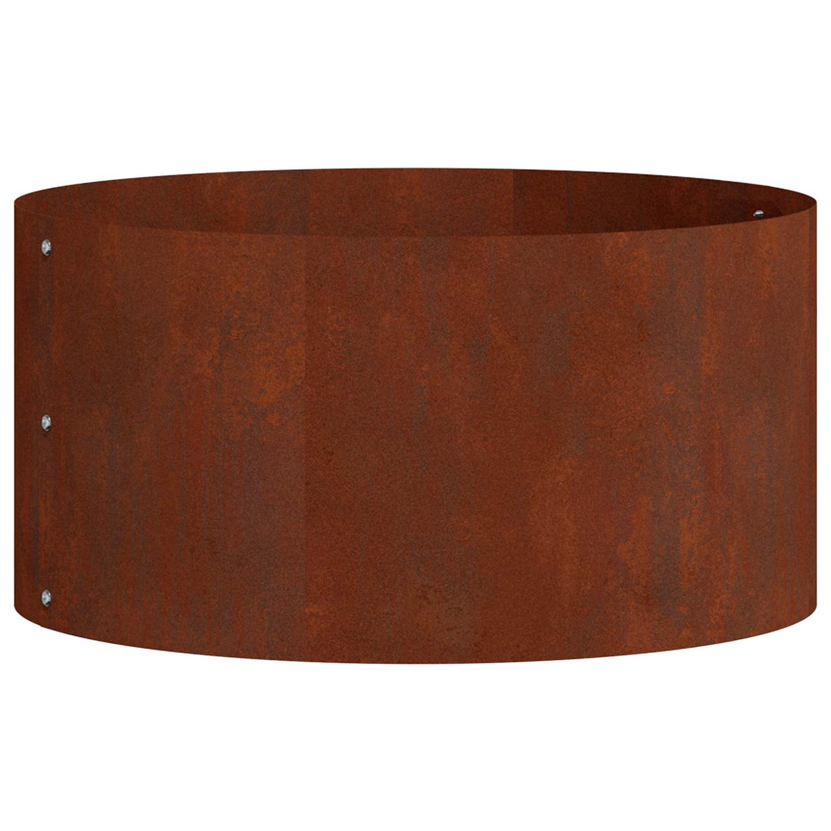 Vidaxl plantenring roestig 40 x 40 x 20 cm weervast staal