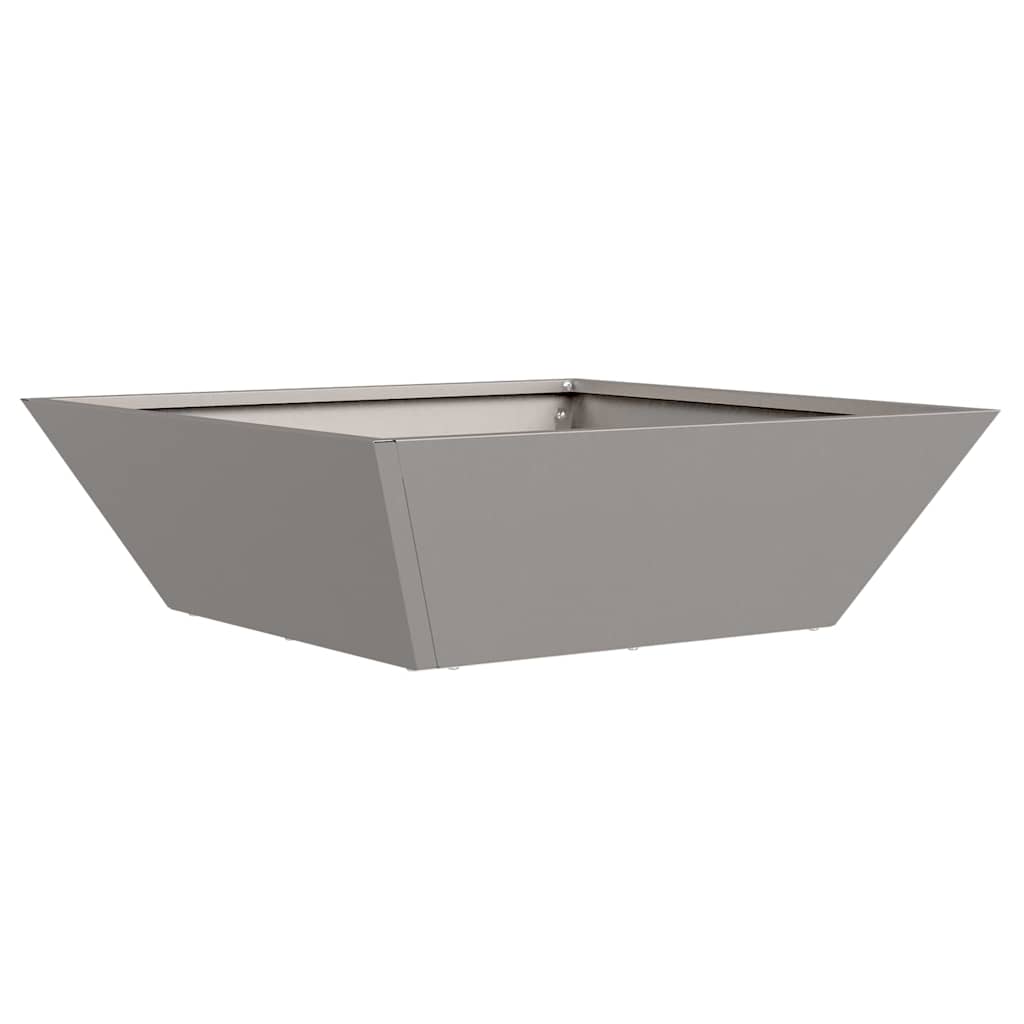 Vidaxl plantenbak 5 st roestkleurig 50 x 50 x 15 cm weervast staal