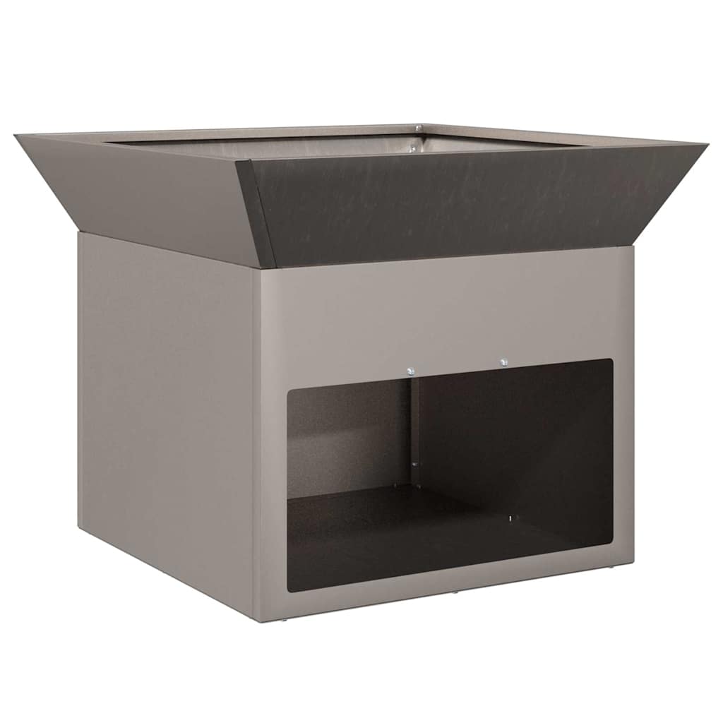Vidaxl vuurkorf roestkleurig 50 x 50 x 40 cm weervast staal