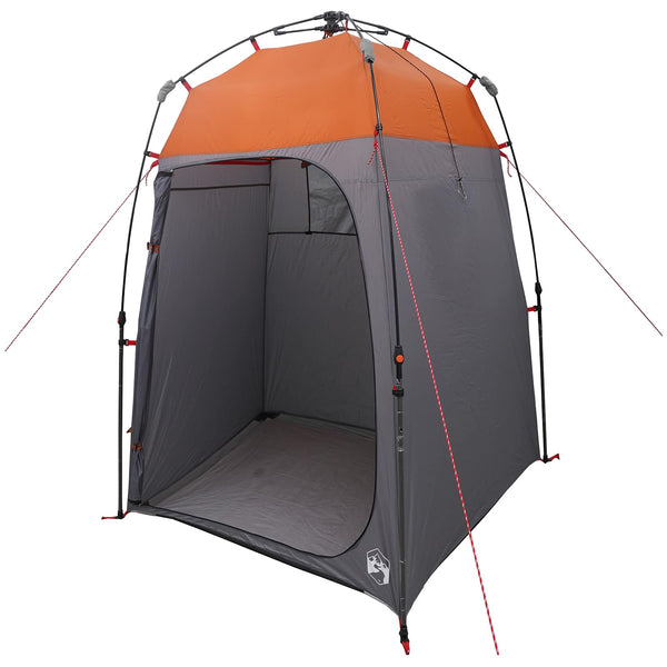 Vidaxl instant tent 2-person quick-release 2-persoons grijs en oranje
