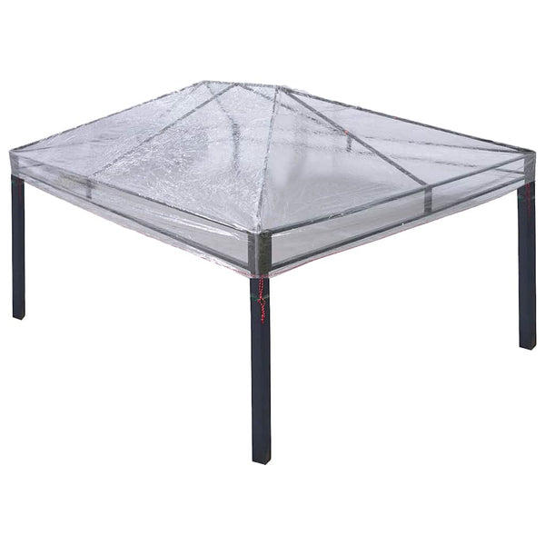 Vidaxl gazebo dekking vervanging 400 x 300 x 32 cm transparant pvc