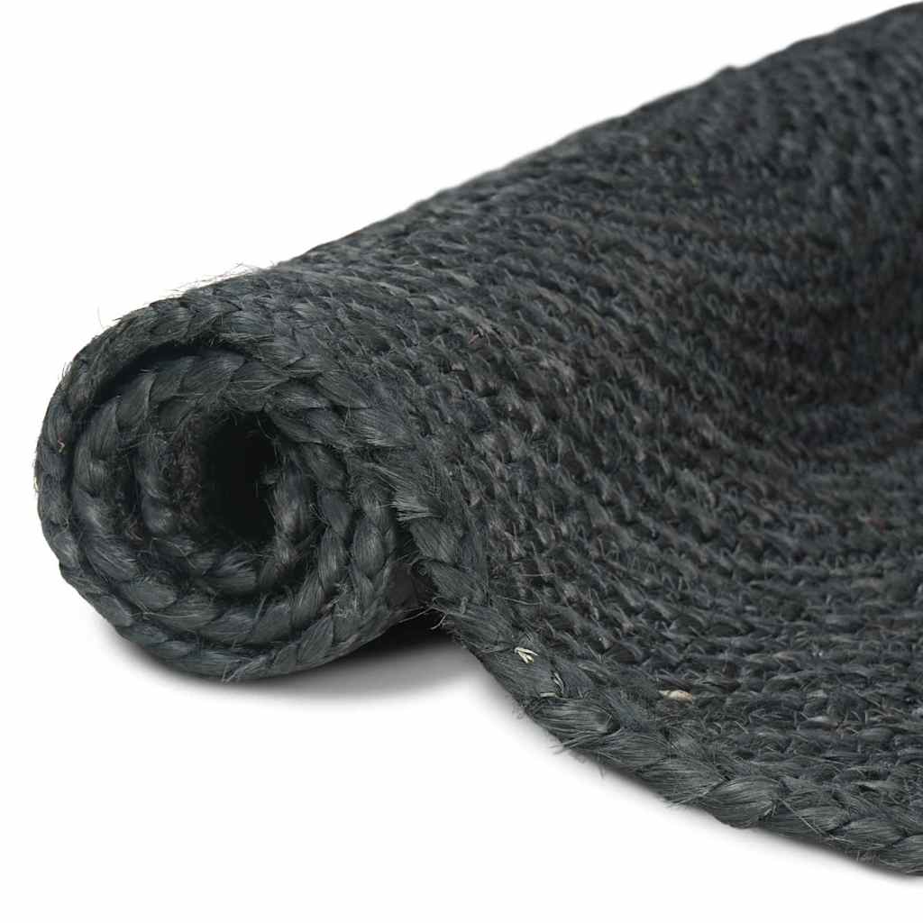 Vidaxl vloerkleden rechthoekig donkergrijs 60 x 200 cm jute