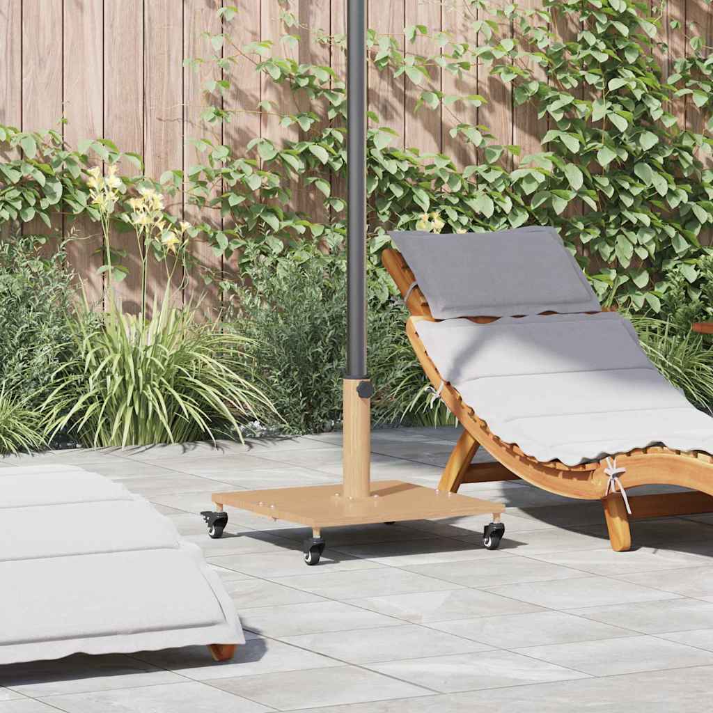 Vidaxl parasolvoet 26.75 kg licht hout vierkant verstelbaar
