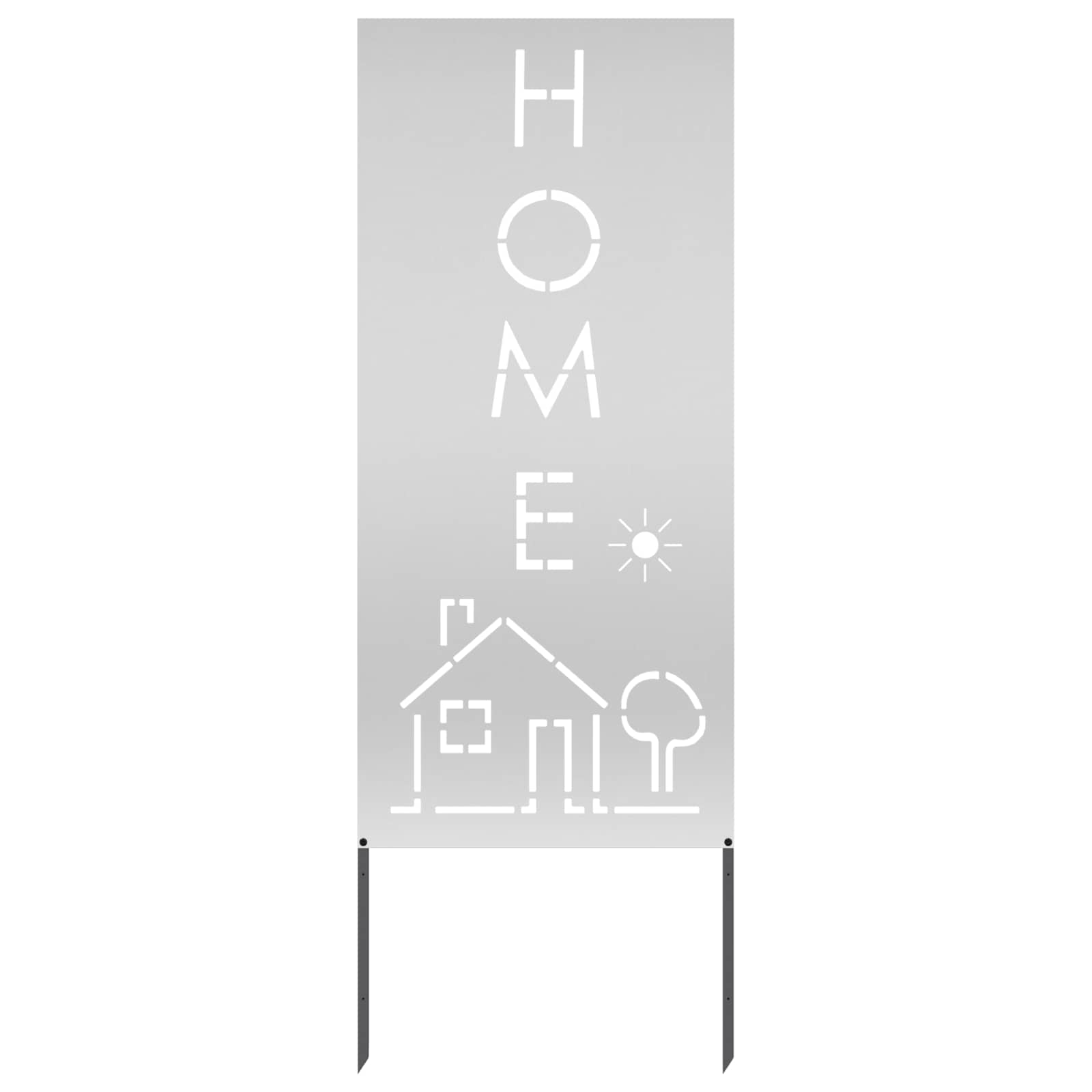 Vidaxl tuin privacy screen zilver 50 x 140 cm gegalvaniseerd staal