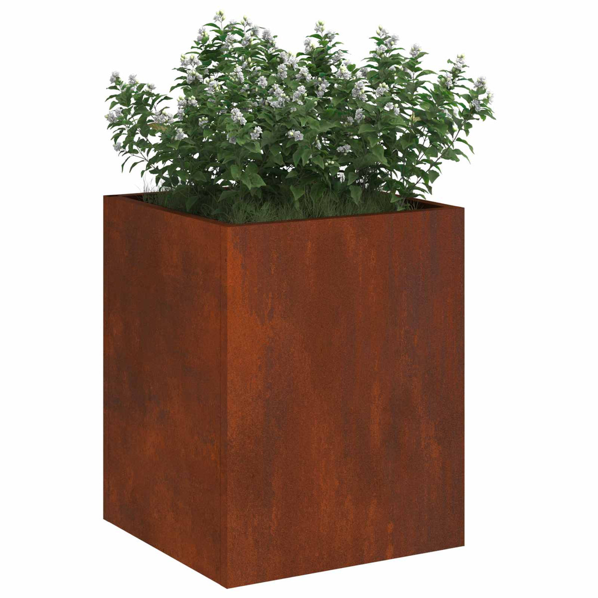 Vidaxl plantenbak roestig 32 x 32 x 40 cm cortenstaal