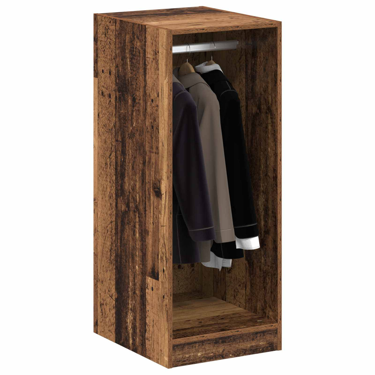 Vidaxl kledingkast oud hout 41 x 48 x 102 cm bewerkt hout