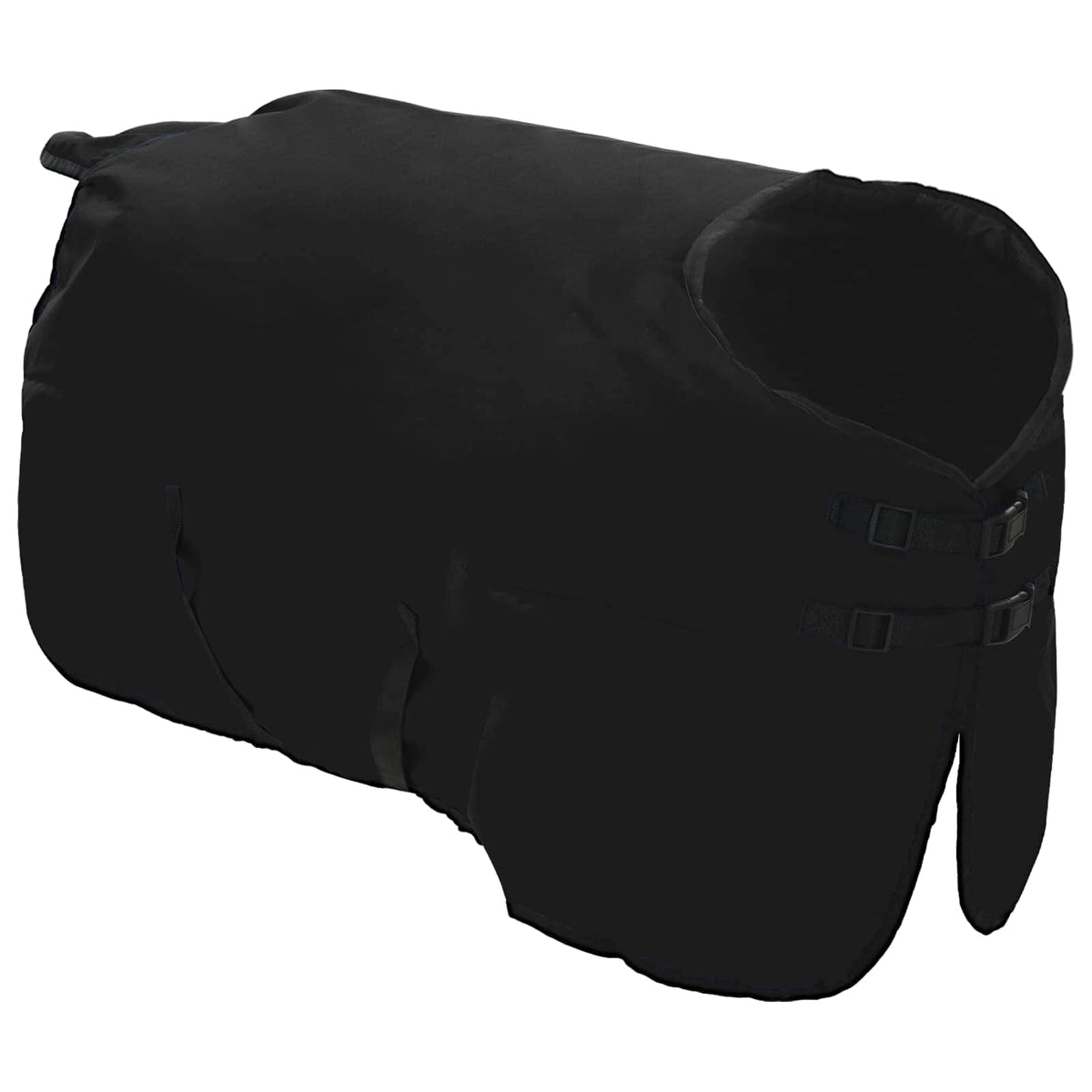 Vidaxl paardendeken volledig zwart 155 cm polyester