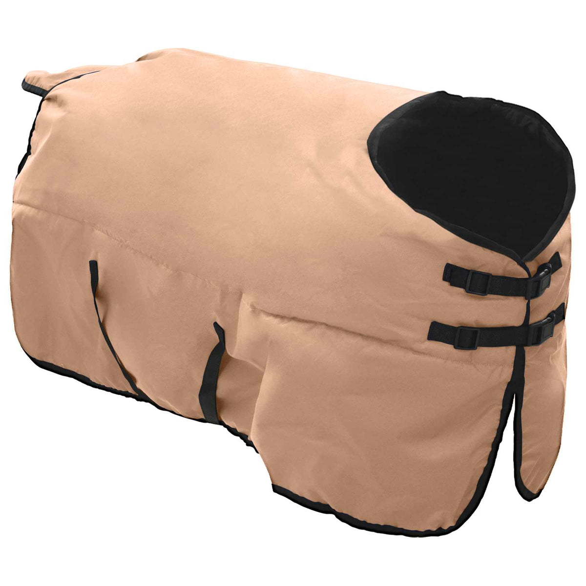 Vidaxl paardendeken cappuccino 115 cm polyester