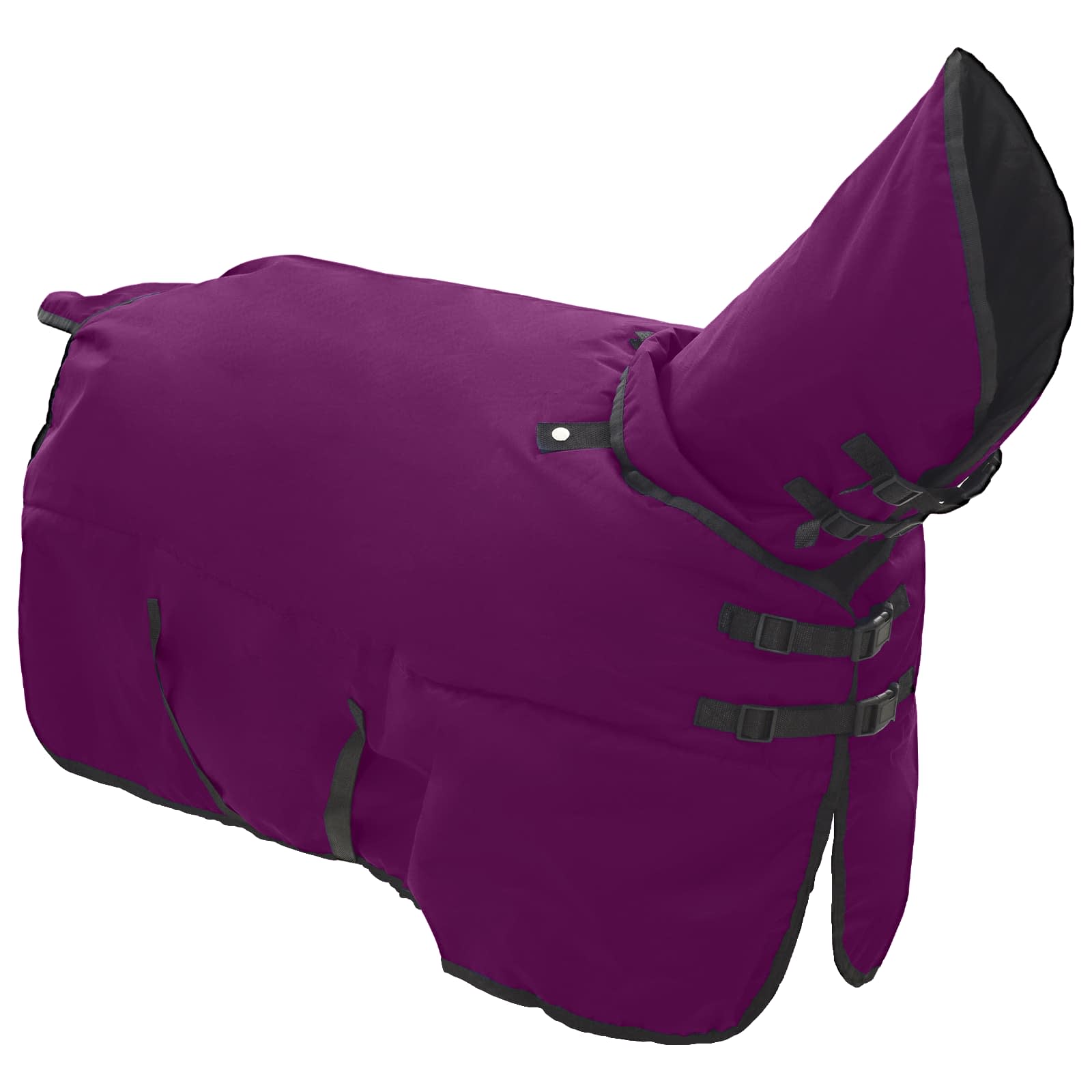Vidaxl paardendeken volledig paars 75 cm polyester