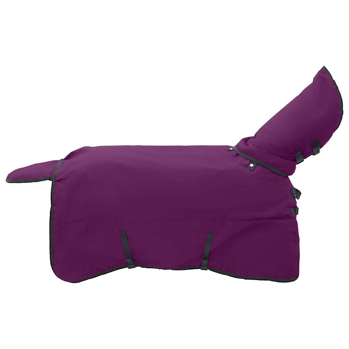 Vidaxl paardendeken volledig paars 125 cm polyester