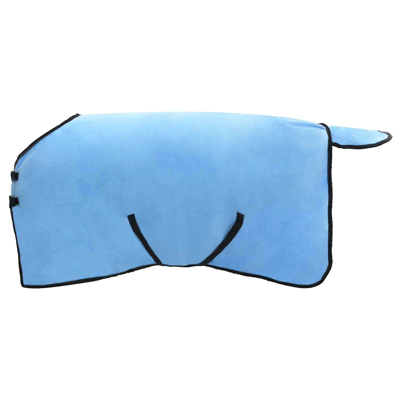 Vidaxl paardendeken volledige aqua 105 cm polyester fleece
