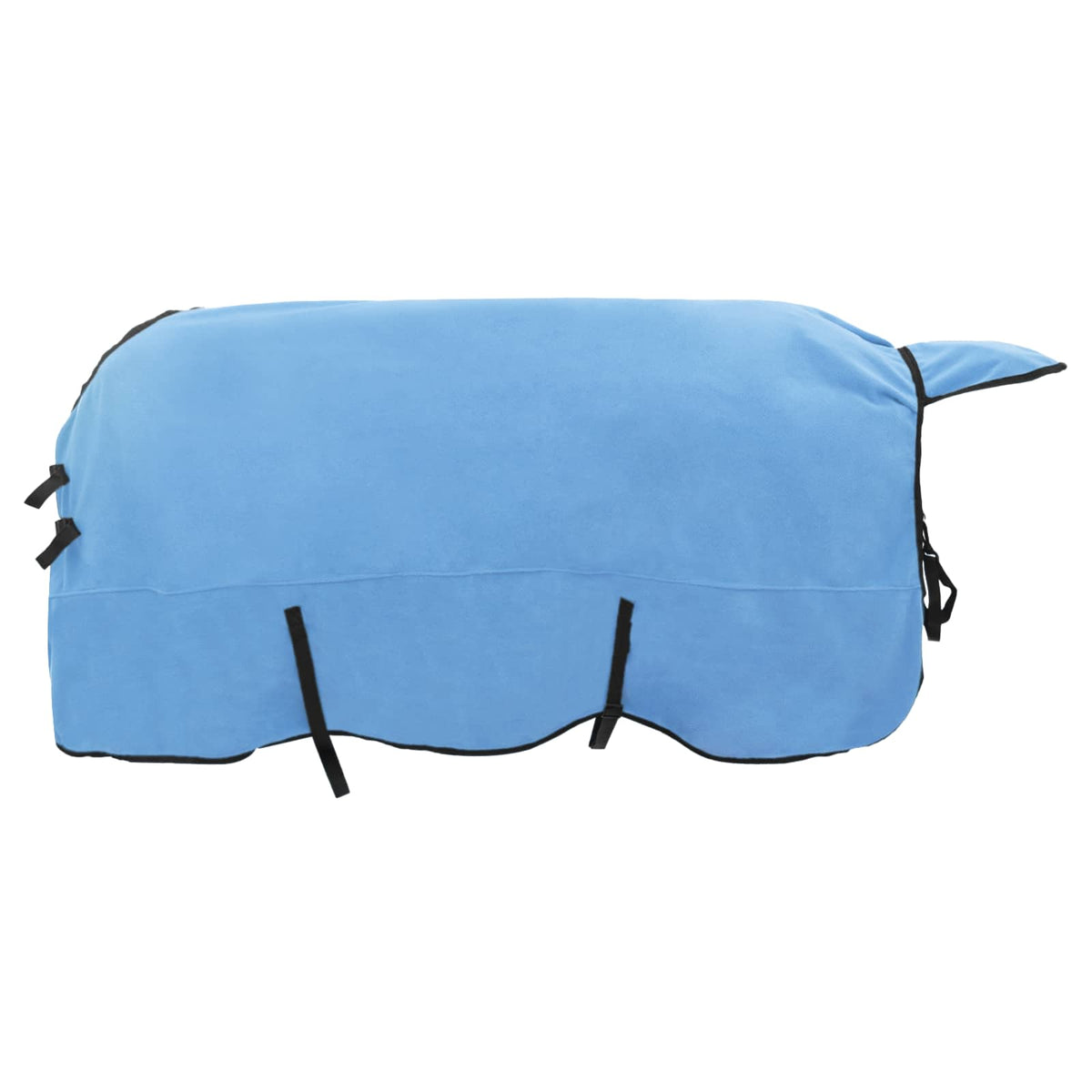 Vidaxl paardendeken volledige aqua 145 cm polyester fleece