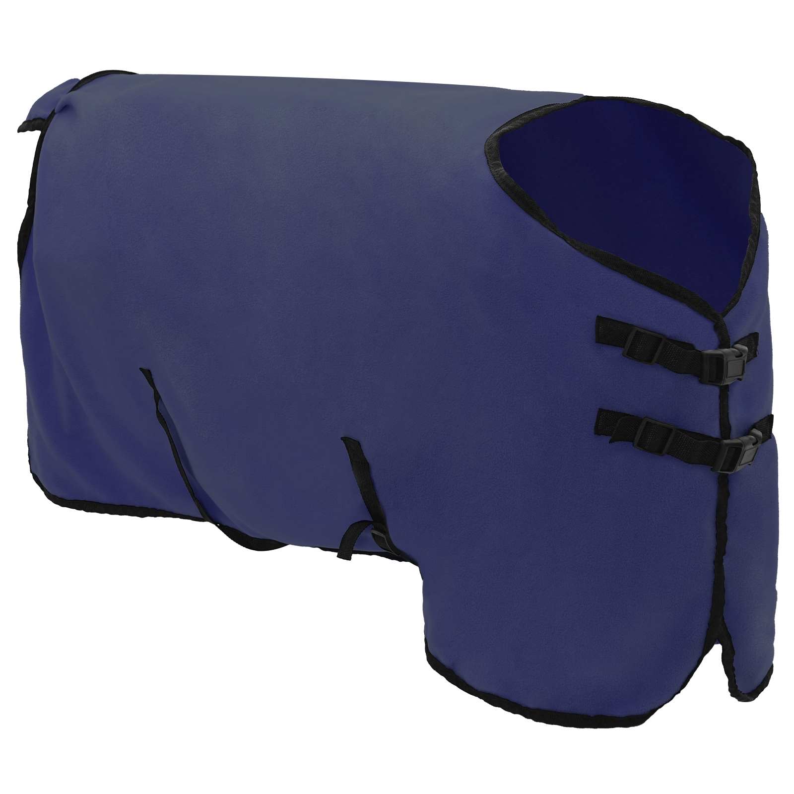 Vidaxl paardendeken marineblauw 115 cm polyester fleece