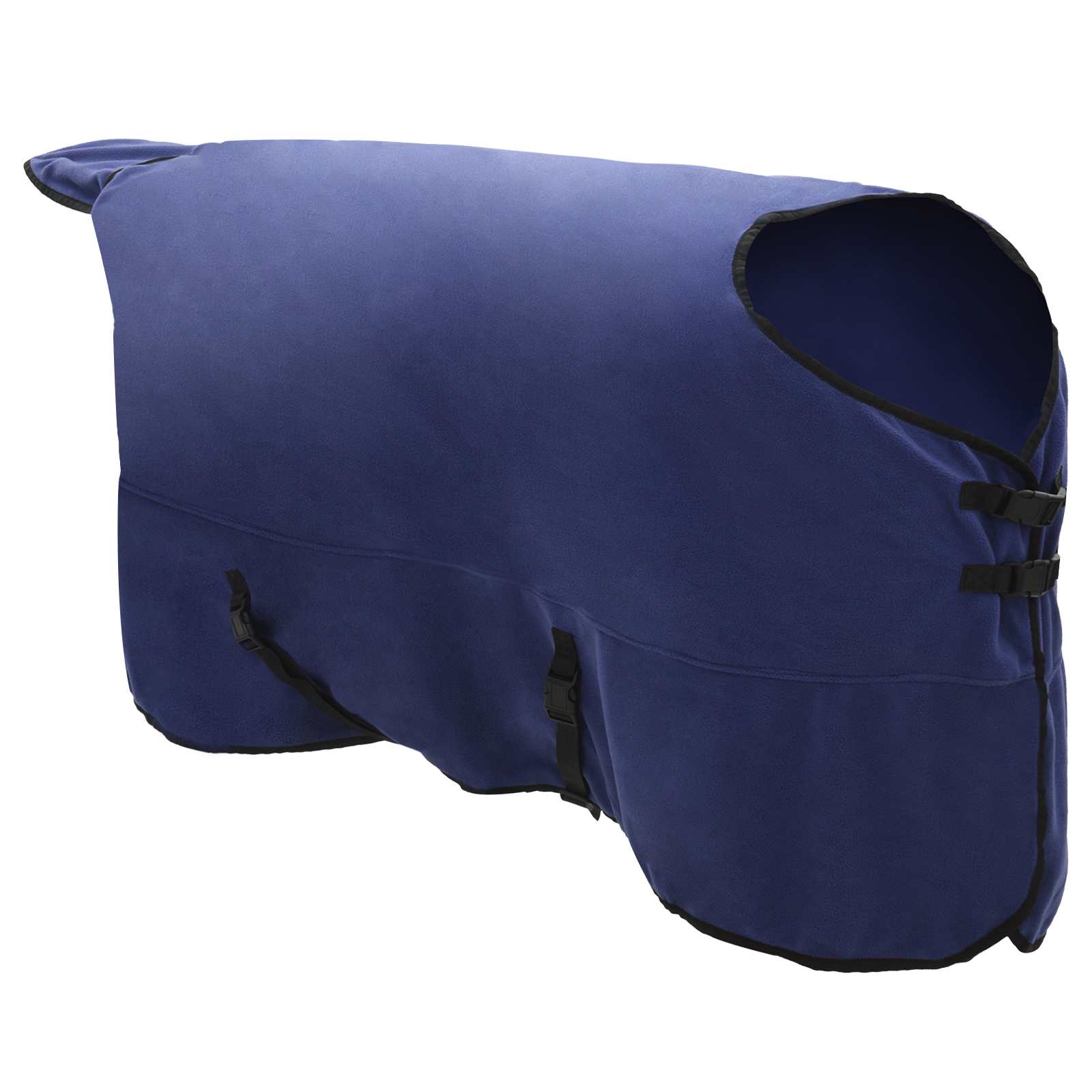 Vidaxl paardendeken marineblauw 145 cm polyester fleece