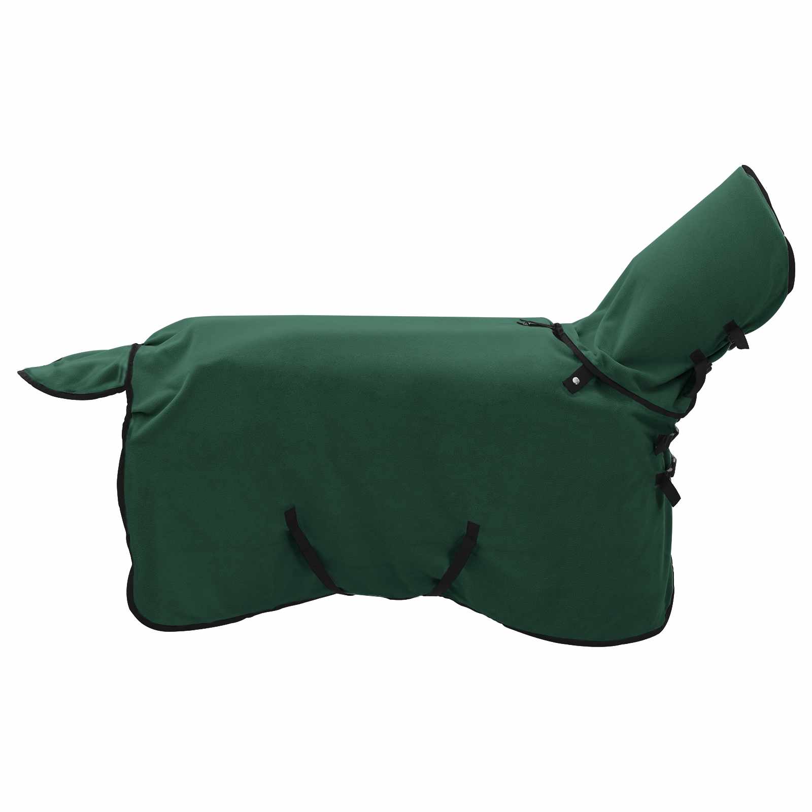 Vidaxl paardendeken volledig donkergroen 75 cm polyester fleece