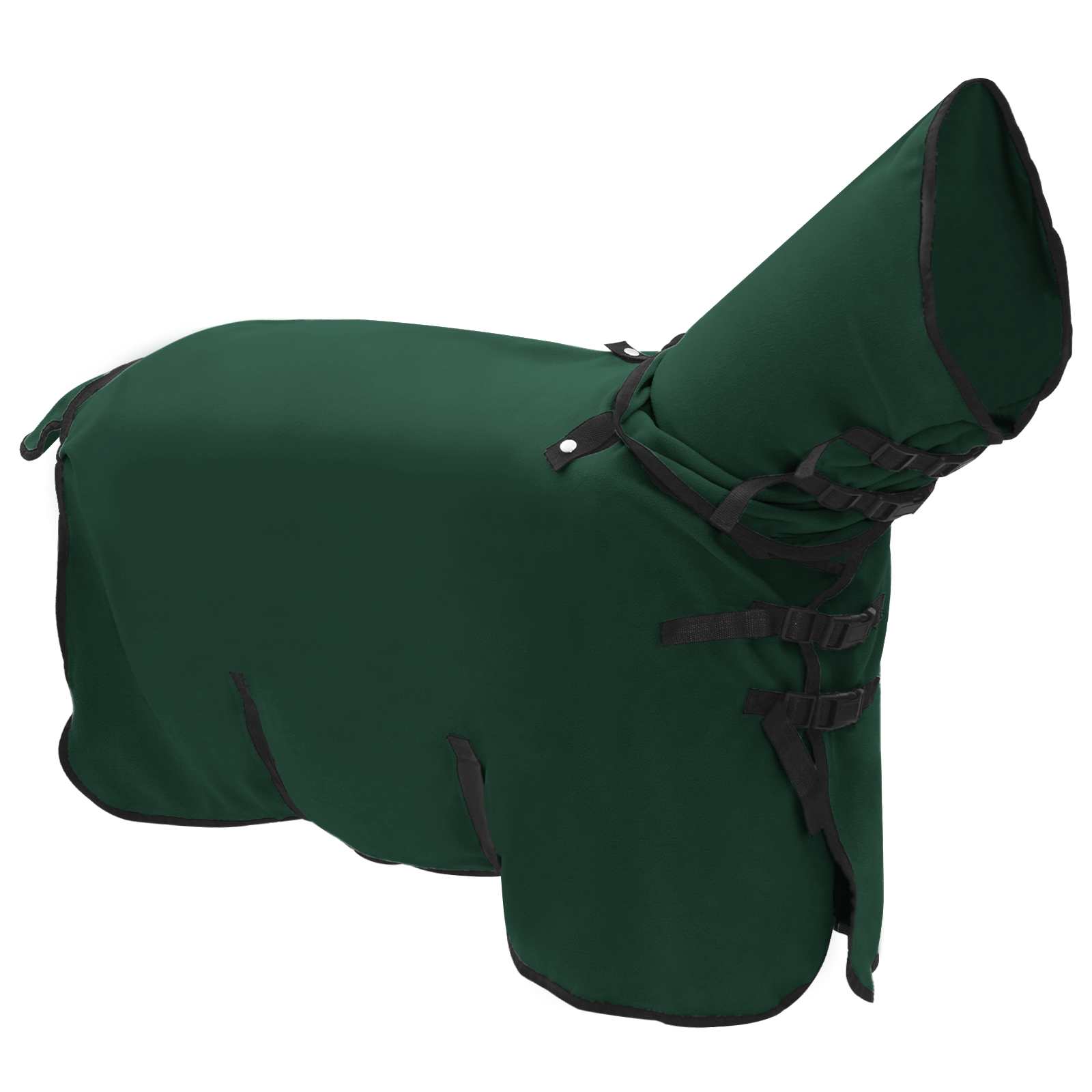 Vidaxl paardendeken volledig donkergroen 115 cm polyester fleece