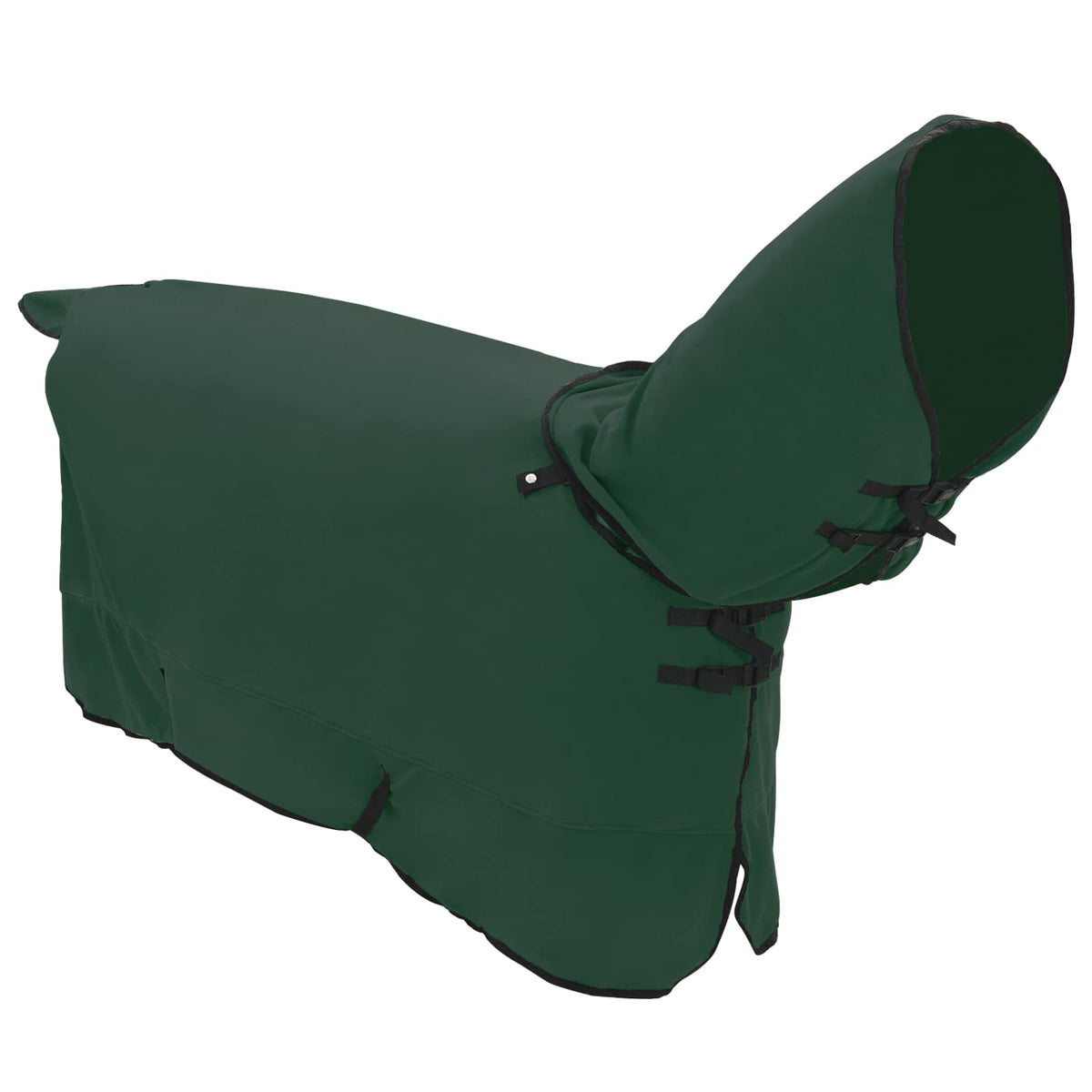 Vidaxl paardendeken volledig donkergroen 165 cm polyester fleece