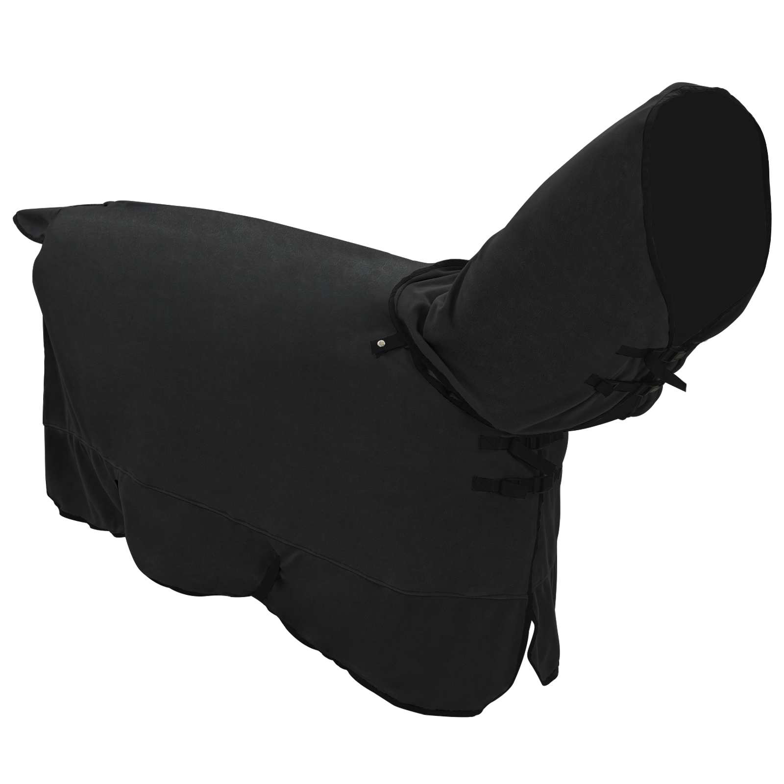 Vidaxl paardendeken zwart 145 cm polyester fleece