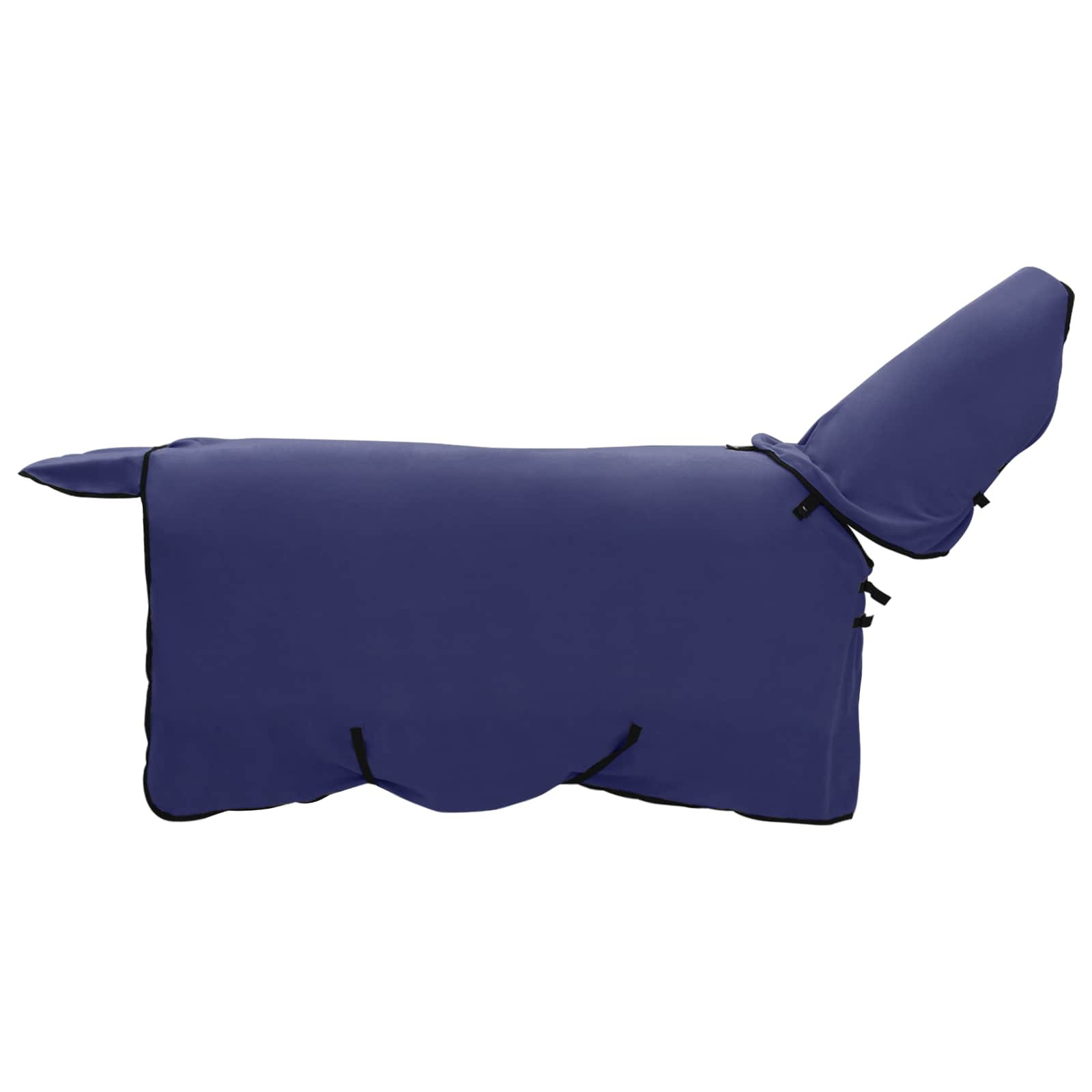 Vidaxl paardendeken marineblauw 75 cm polyester fleece