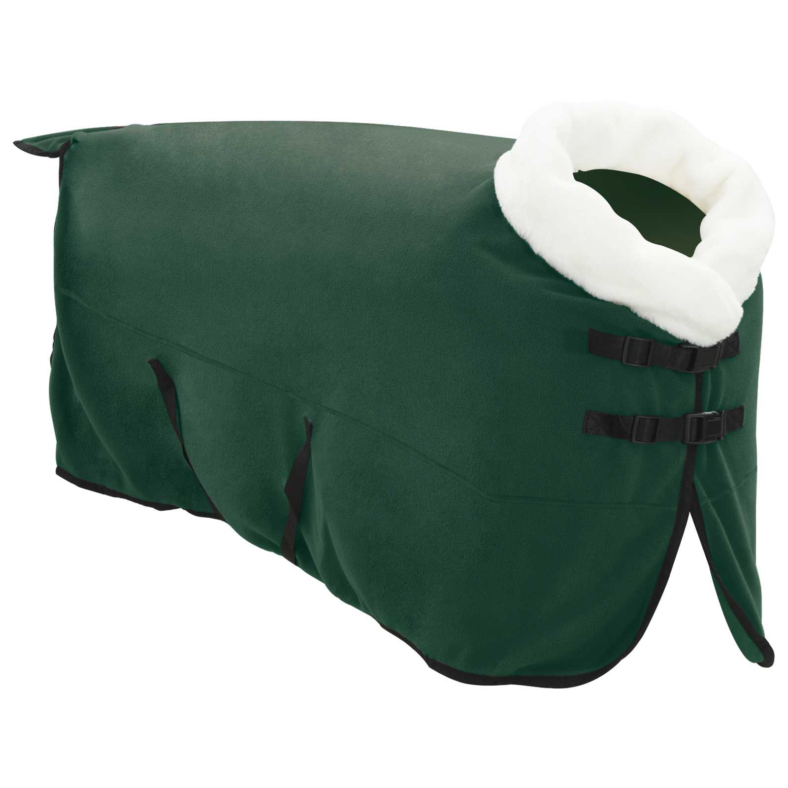 Vidaxl paardendeken volledig donkergroen 145 cm polar fleece