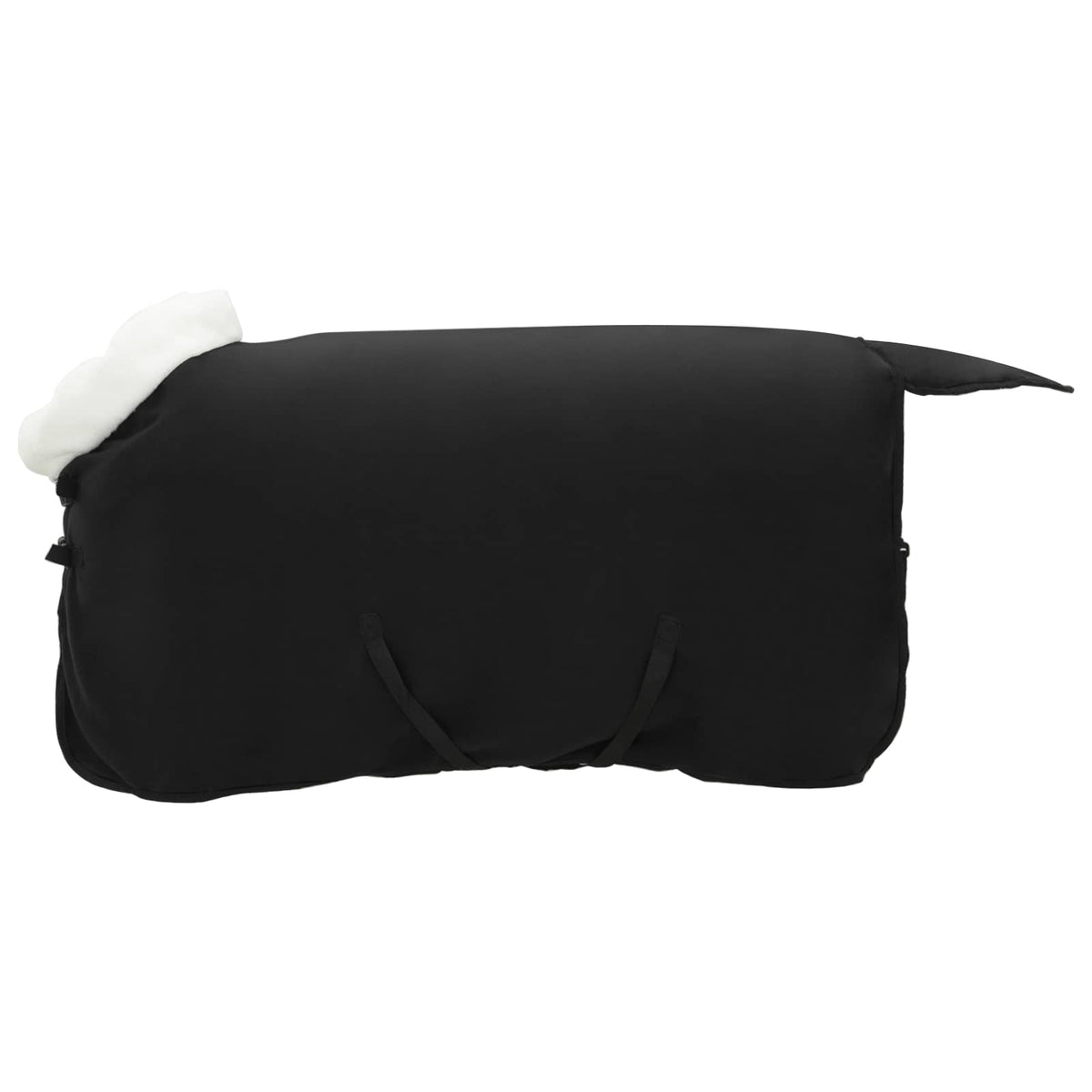 Vidaxl paardendeken zwart 115 cm polar fleece