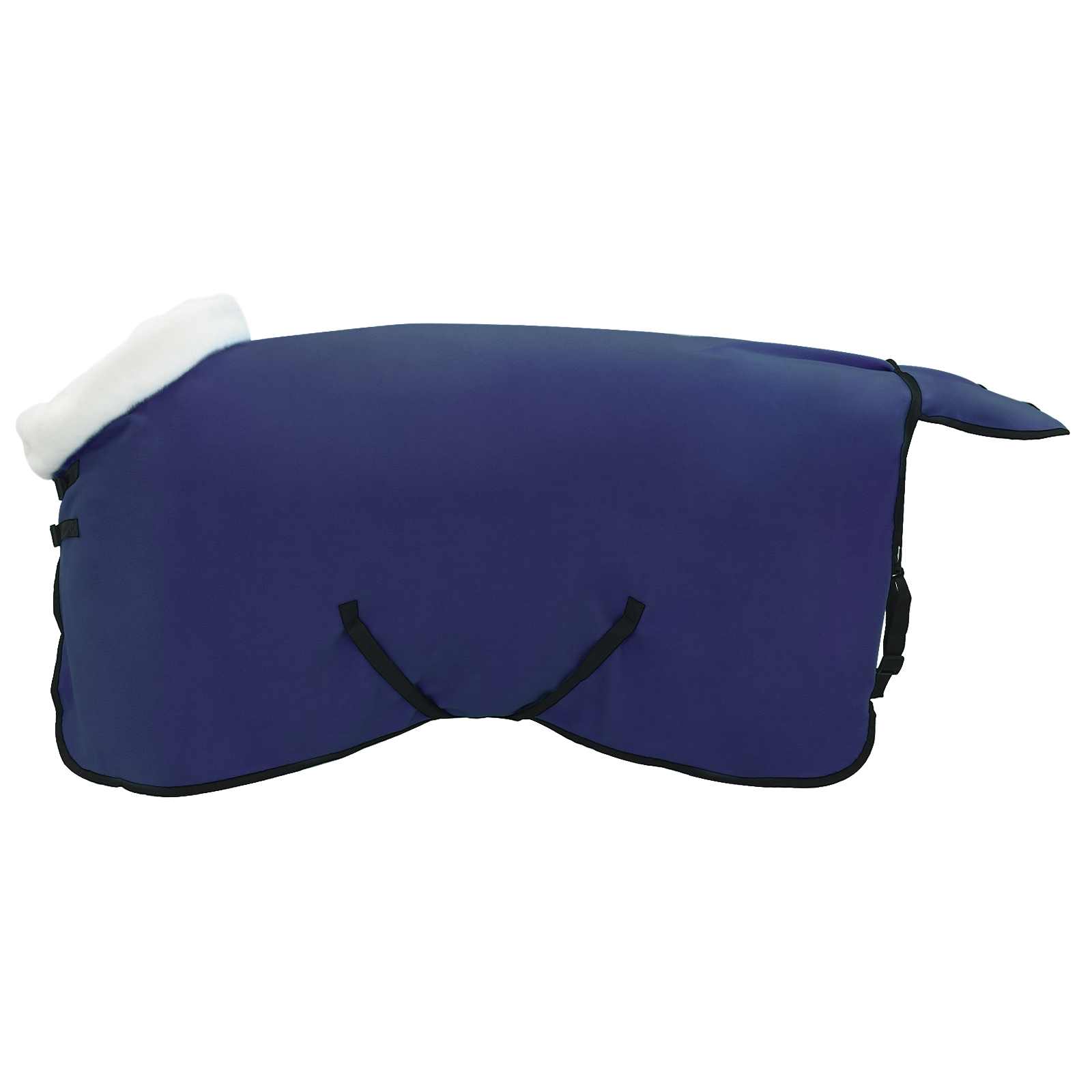 Vidaxl paardendeken marineblauw 105 cm polar fleece