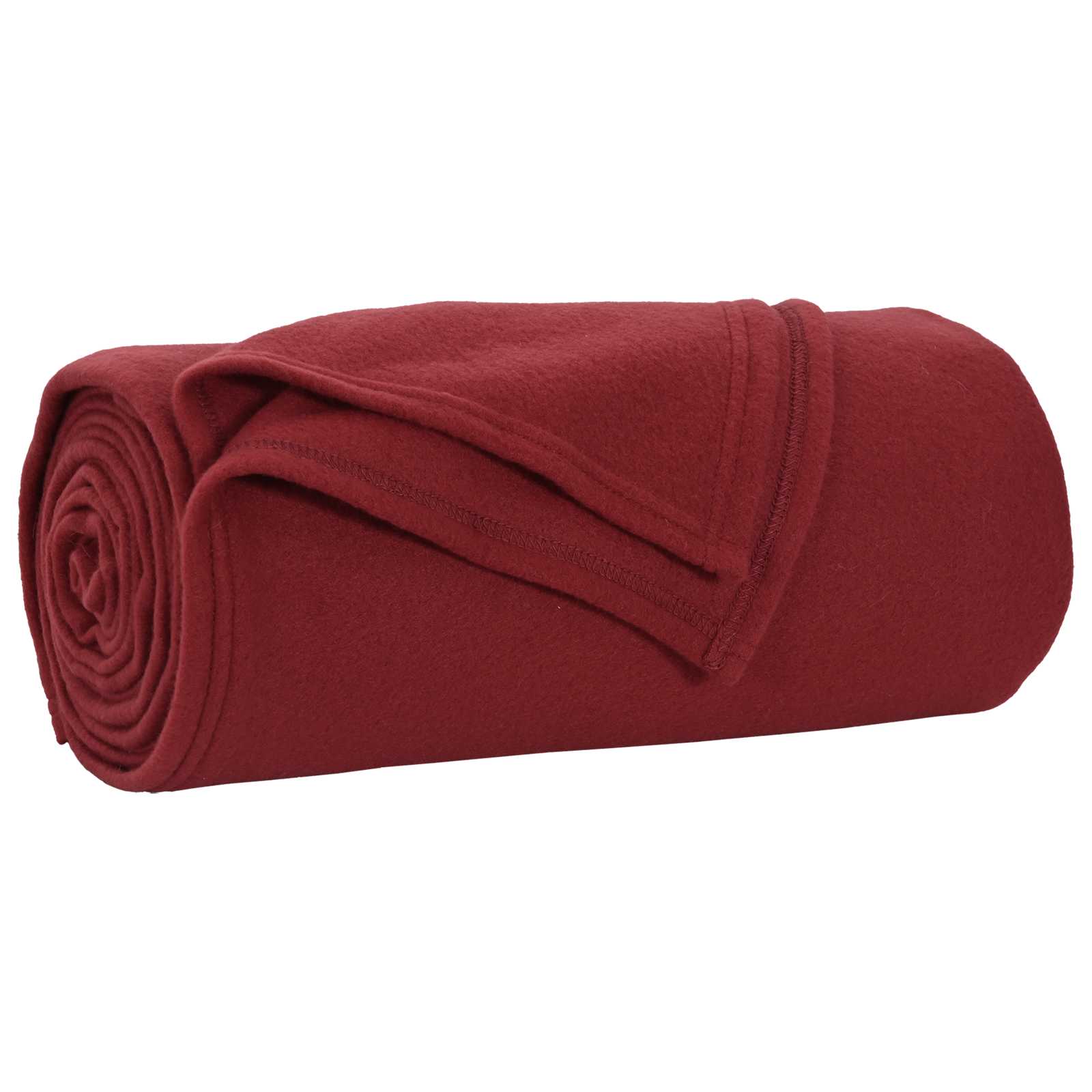 Vidaxl kleden 24 pcs bordeaux rood 170 x 130 cm fleece