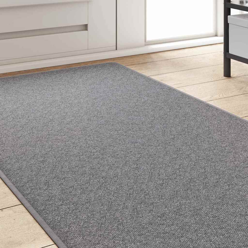 Vidaxl tapijt loper lichtgrijs 80 x 500 cm 100% polypropyleen