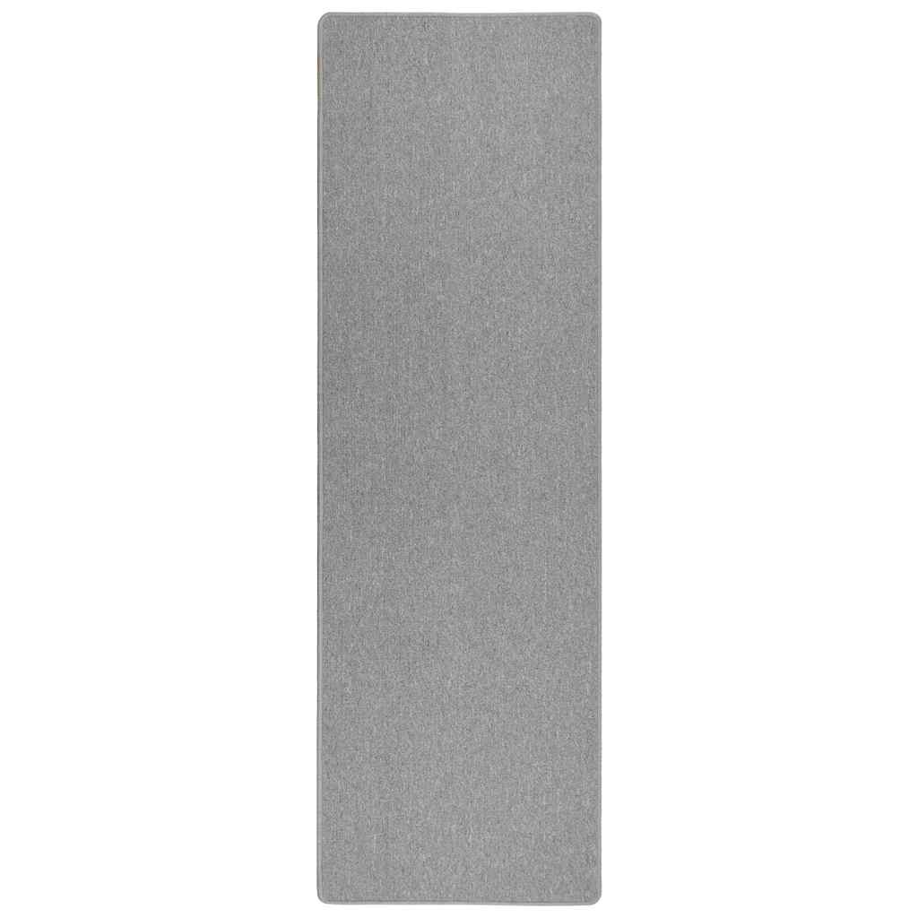 Vidaxl tapijt loper lichtgrijs 80 x 500 cm 100% polypropyleen