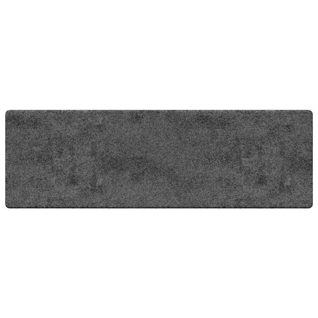 Vidaxl tapijt loper grijs 100 x 300 cm 100% polypropylene tuft