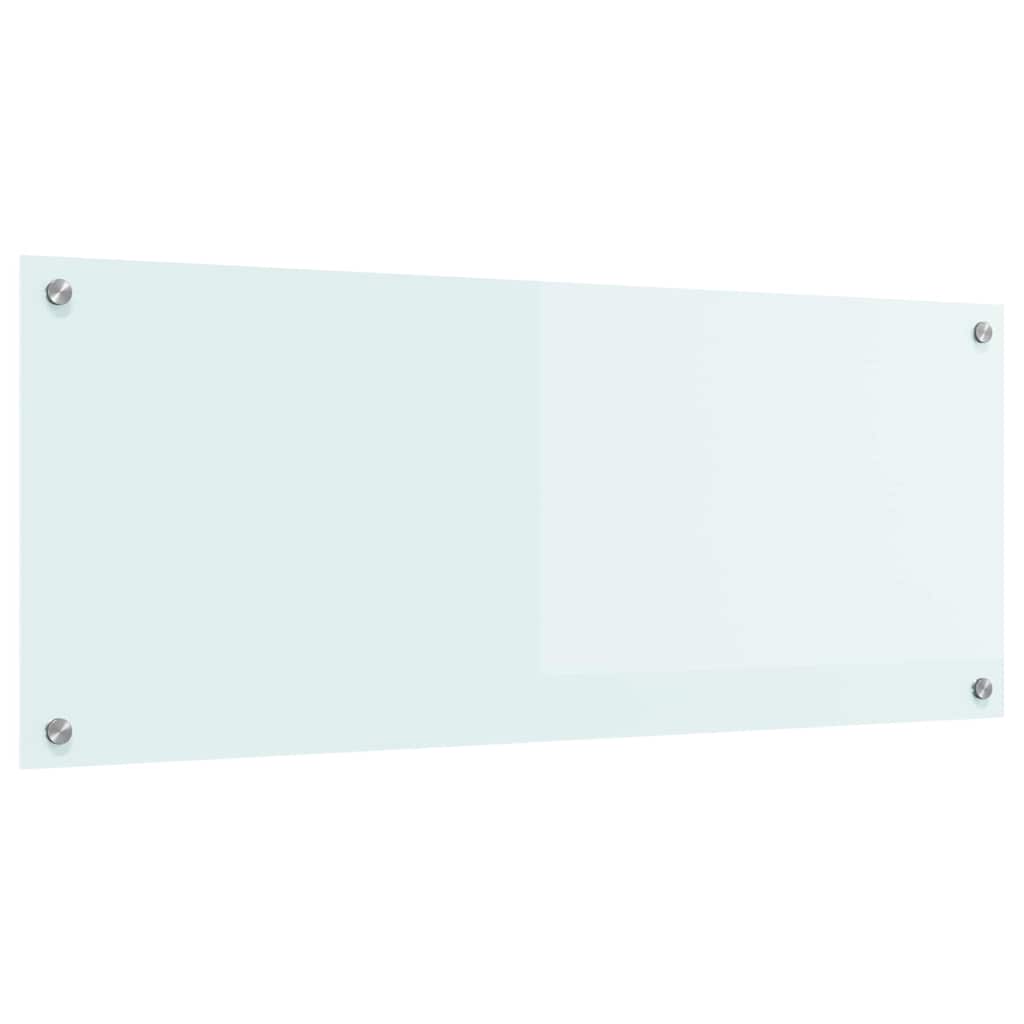 Vidaxl keukenachterwand melk 100 x 40 cm gehard glas