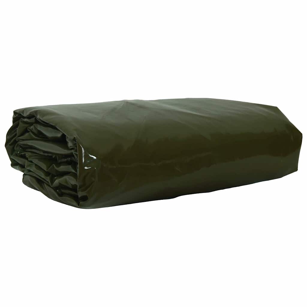 Vidaxl zeil 650g m² olijf groen 2,5 x 3,5 m canvas met pvc-coating