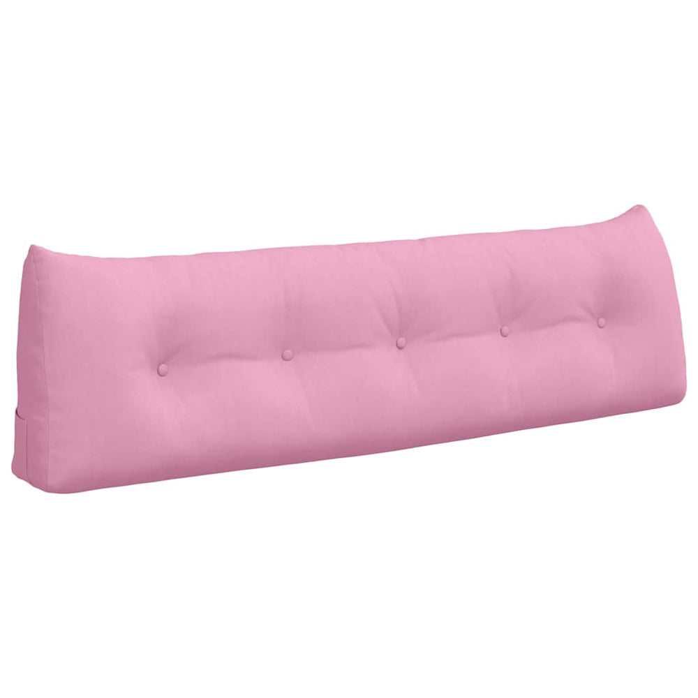 Vidaxl rugkussen roze 160 x 24 x 50 cm stof