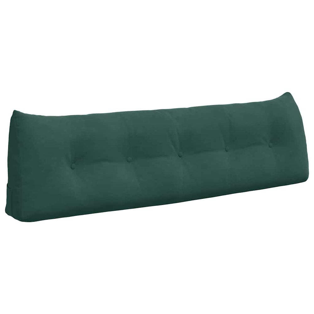 Vidaxl rugkussen donkergroen 160 x 24 x 50 cm fluweel
