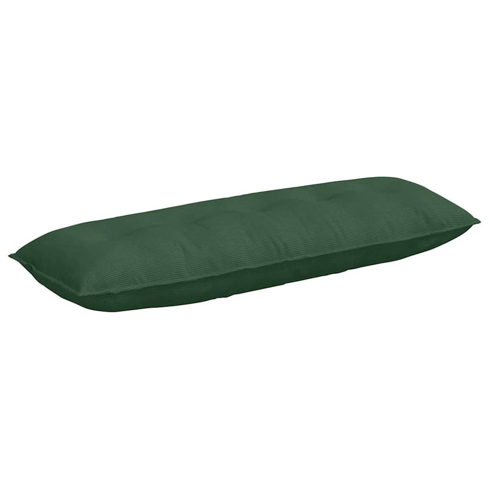 Vidaxl rugkussen jungle groen 140 x 50 cm cordstof