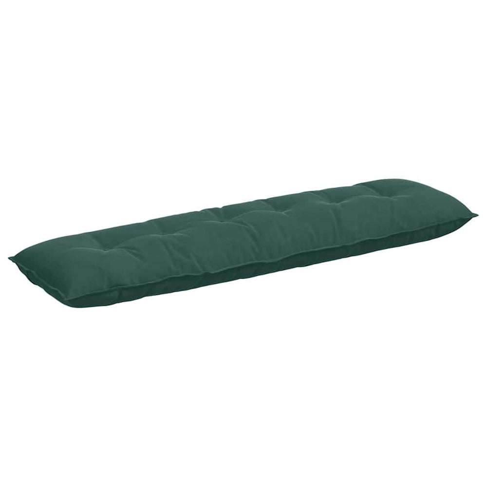 Vidaxl rugkussen donkergroen 180 x 50 cm cordstof
