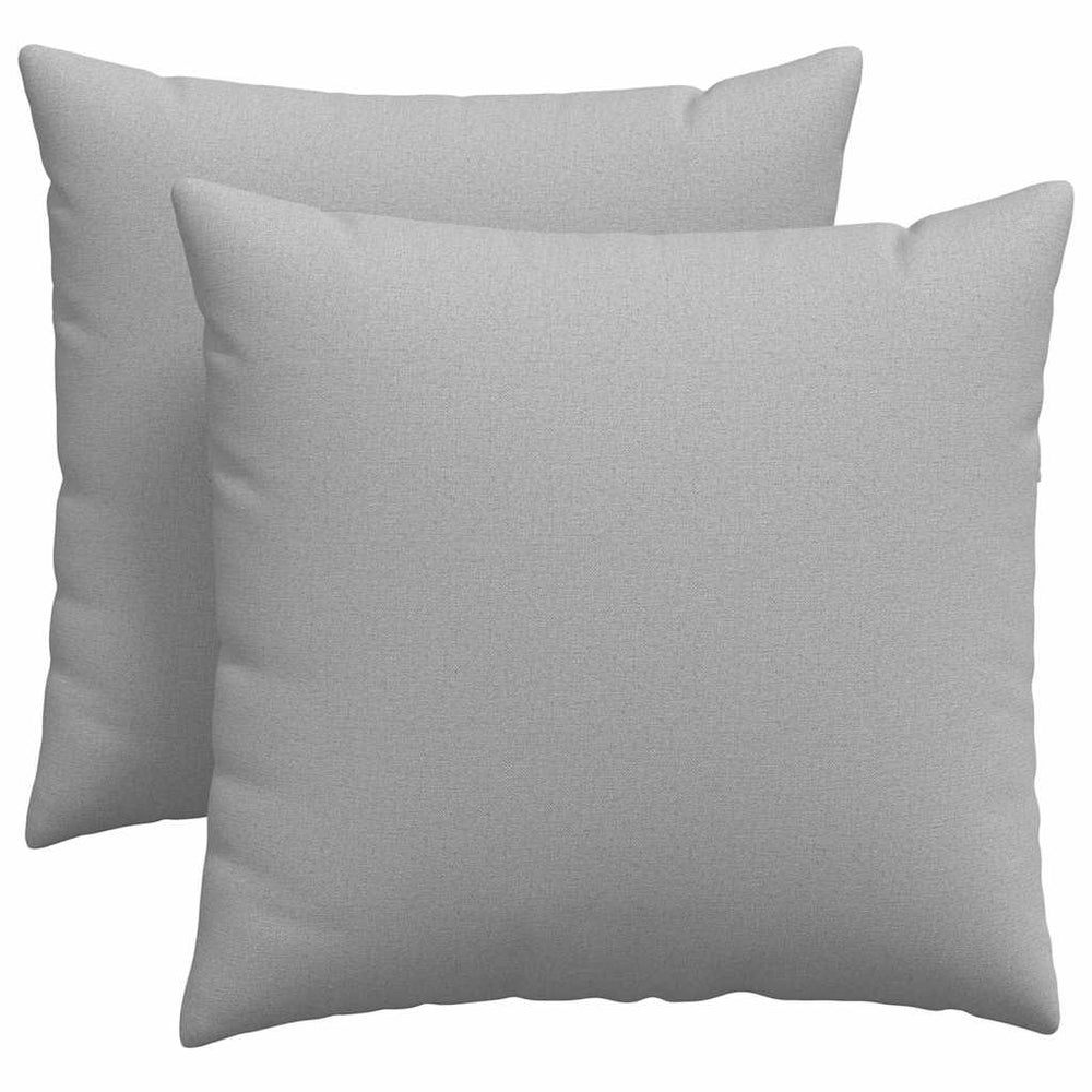 Vidaxl sofa kussens 2 pcs wolkengrijs 45 x 45 cm stof