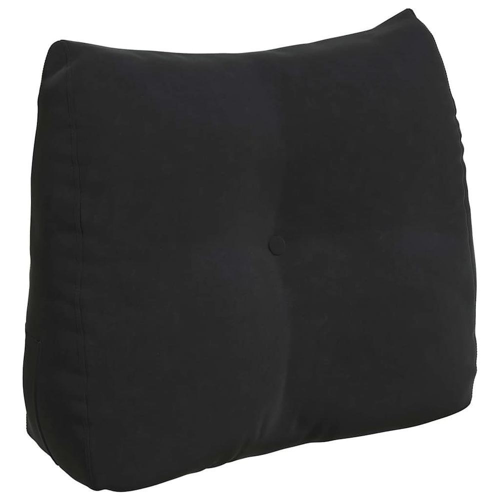 Vidaxl rugkussen zwart 60 x 24 x 50 cm fluweel