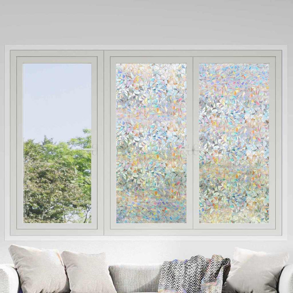 Vidaxl statistisch raamfoli doorzichtig 45 x 2000 cm pvc