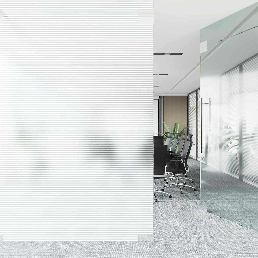 Vidaxl zelfklevende raamfolie gesatineerde strepen 45 x 2000 cm pvc