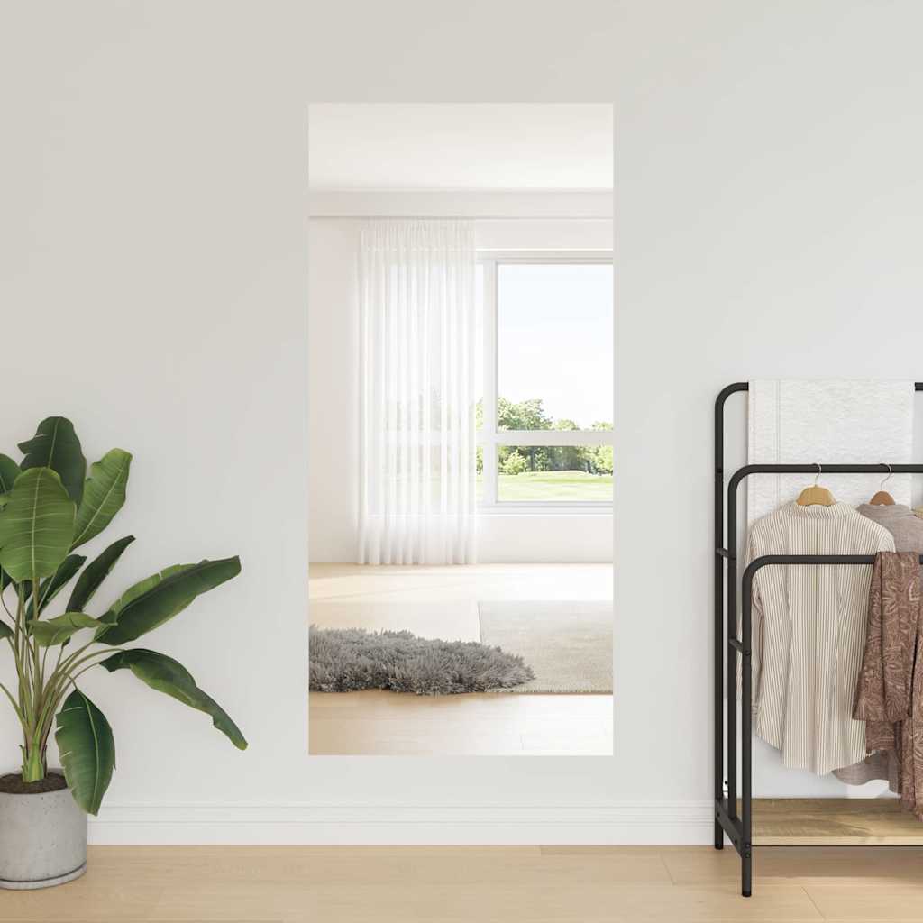 Vidaxl zelfklevende spiegelfolie 60 x 200 cm 2 pcs zilver pet