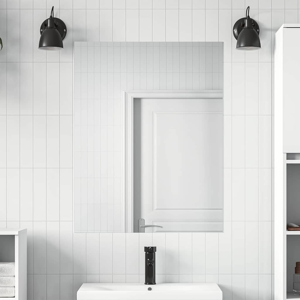 Vidaxl zelfklevende spiegelfolie 90 x 200 cm 2 pcs zilver pet