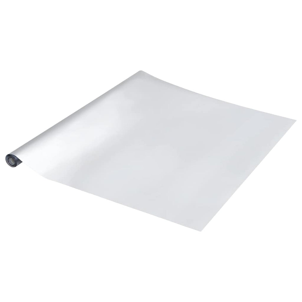 Vidaxl meubelsticker zilver 90 x 500 cm kunststof