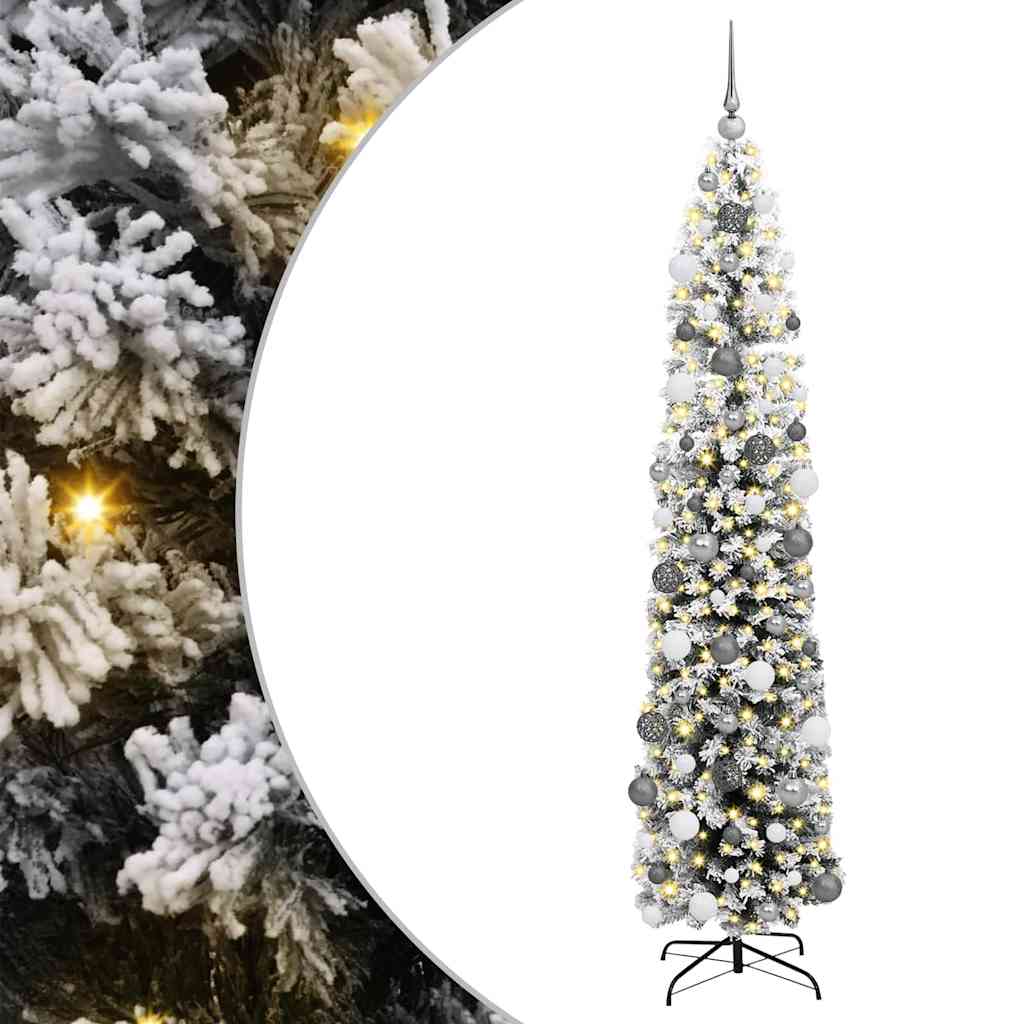 Vidaxl kunstkerstboom groen 180 cm pvc en staal en kunststof