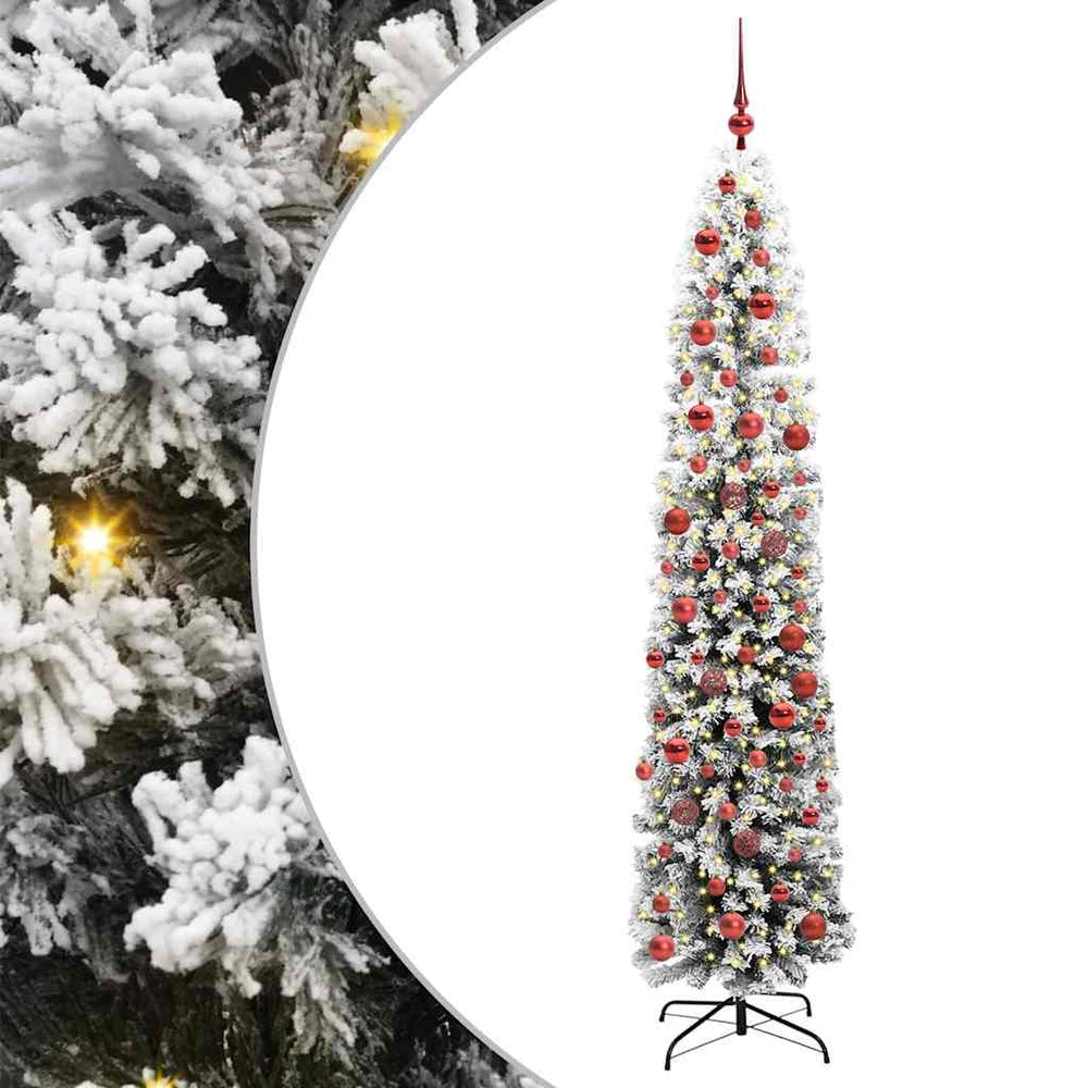 Vidaxl kunstkerstboom groen 180 cm pvc en staal en kunststof