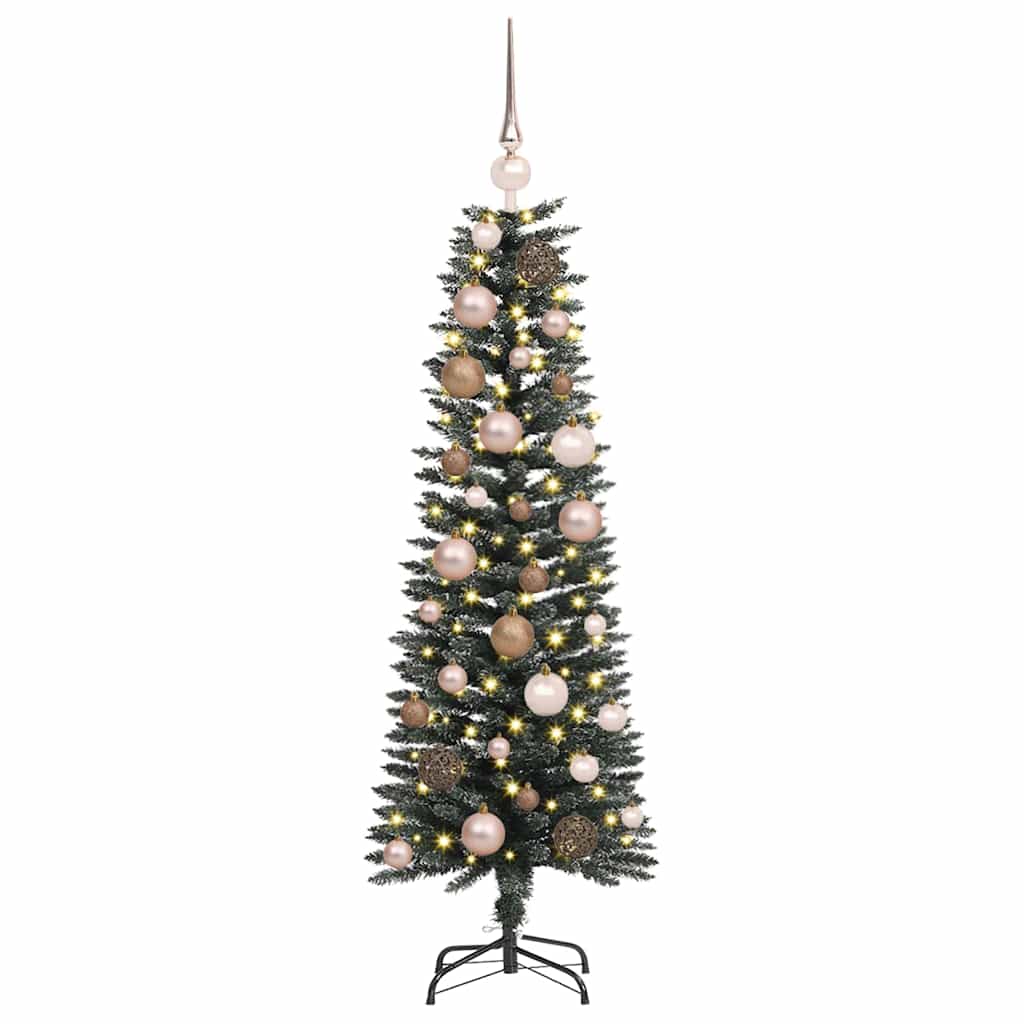 Vidaxl kunstkerstboom met 150 led groen 120 cm pvc en plastic en staal