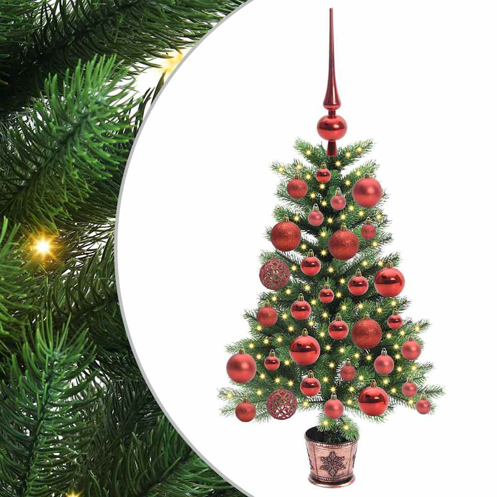 Vidaxl kerstboom met 150 led met standaard groen 65 cm pe