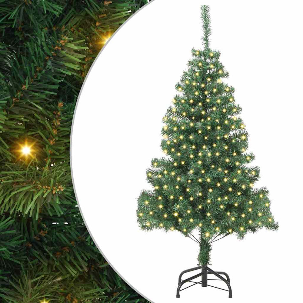 Vidaxl kerstboom met 300 led met standaard groen 180 cm pvc